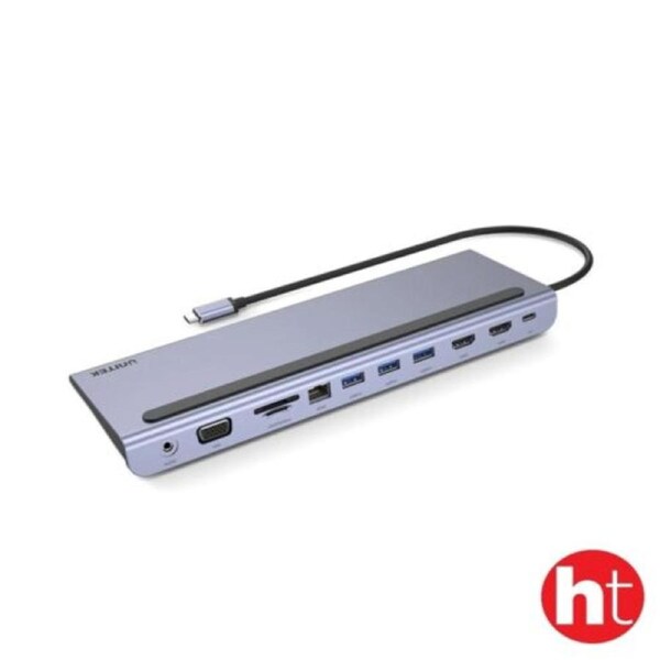 UNITEK D1022B 11-in-1 USB-C Hub with MST Triple Monitor