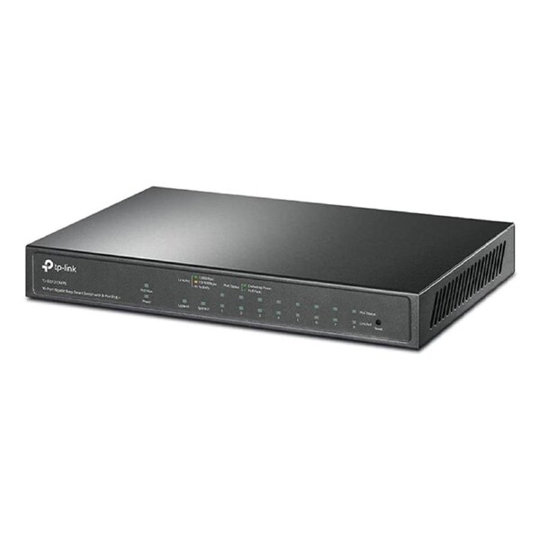 TP-LINK TL-SG1210MPE 10-Port Gigabit Easy Smart Switch with 8-Port PoE+