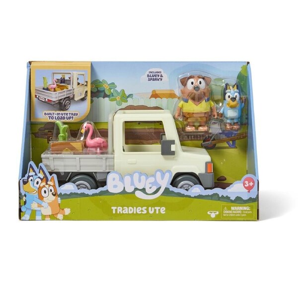 Bluey - Tradies Ute With Bluey & Sparky