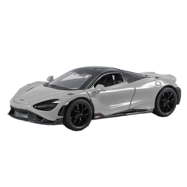 Catzon 1:32 765LT Alloy Car Model with Pull-Back Functionality and Sound Light Effects-Black