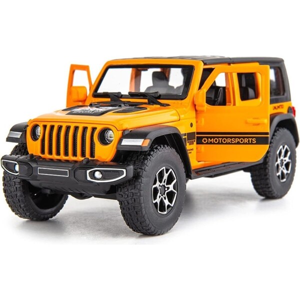 Catzon 1/32 Alloy Diecast Model Car with Pull Back Function Light Sound-Orange