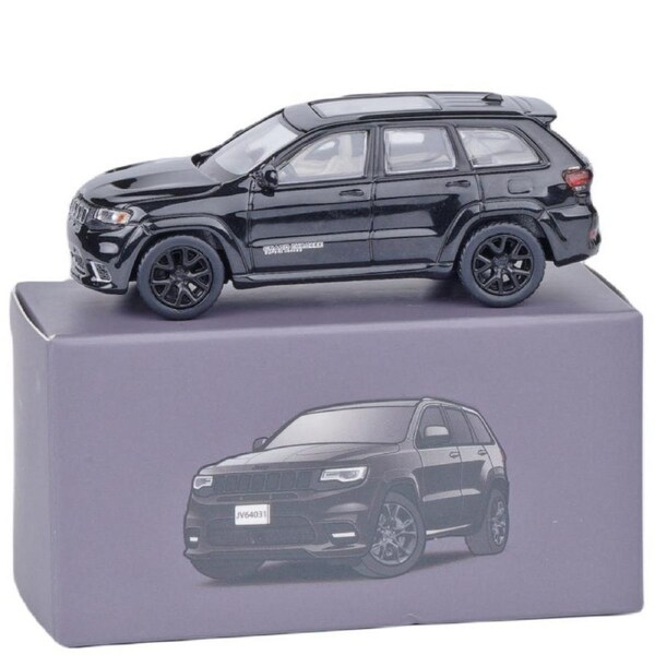 Catzon 1/64 Scale SUV Model Car Alloy Die-cast Collection for Men Boys-Black