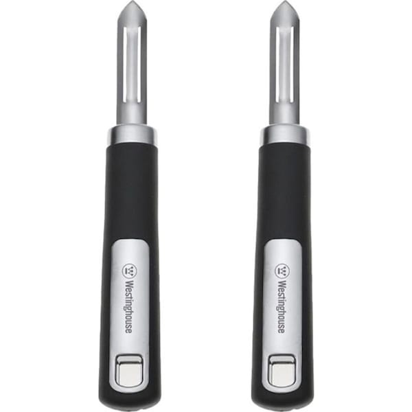 2PK Westinghouse Vegetable Peeler Soft Grip Stainless Steel Kitchen Tool/Gadget