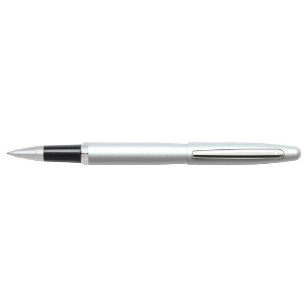 Sheaffer VMF Roller Ball Pen Writing Stationery Med Nib Strobe Silver/Nickel