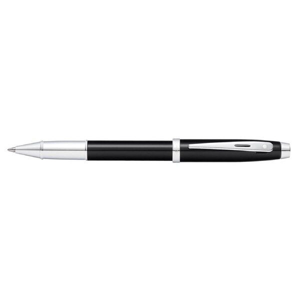 Sheaffer 100 Roller Ball Pen Writing Office Stationery Lacquer/Chrome Black