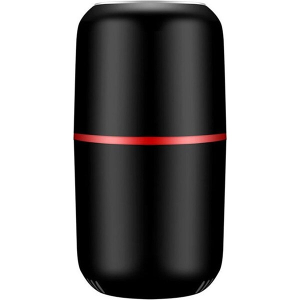 Catzon Portable Coffee Grinder Electric Stainless Steel Blades for Spice-Black