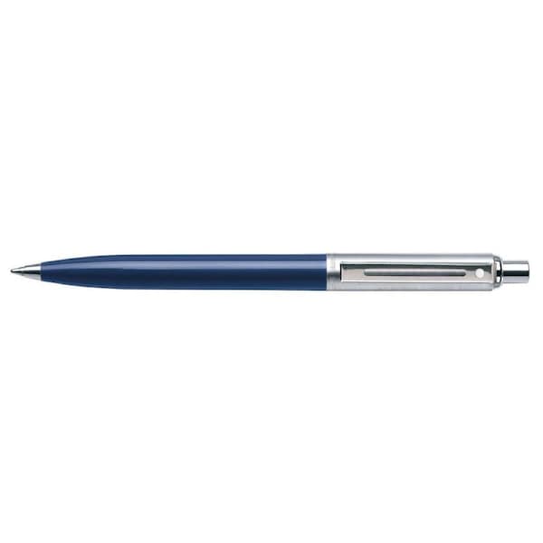 Sheaffer Sentinel Ball Point Pen Office Writing/Signing HS Nib Blue/Chrome