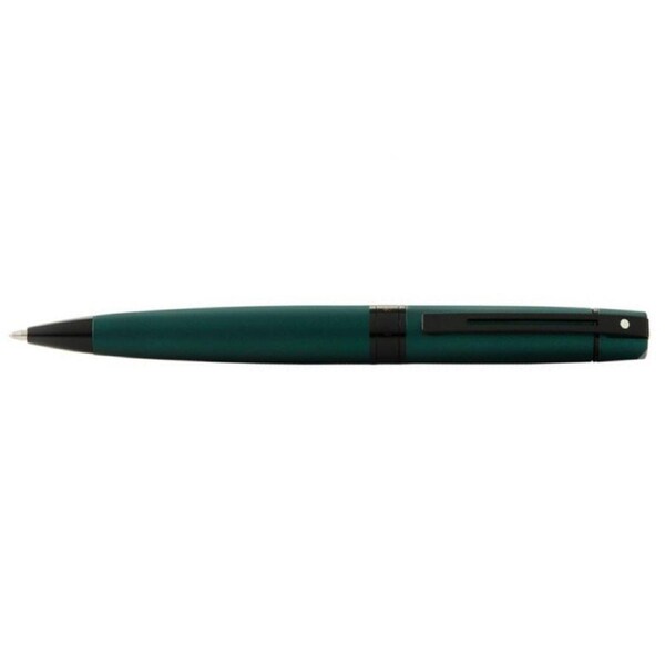Sheaffer 300 Ball Point Pen Writing Office Stationery Matt Green/Black Trim