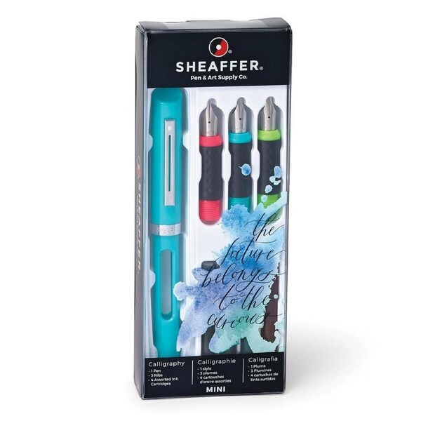 8pc Sheaffer Calligraphy Fountain Pen Ink Cartridges/Nib Mini Kit Stationery