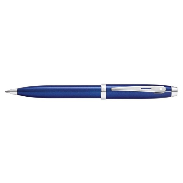 Sheaffer 100 Ball Point Pen Office/School Writing Stationery Lacq/Chrome Blue