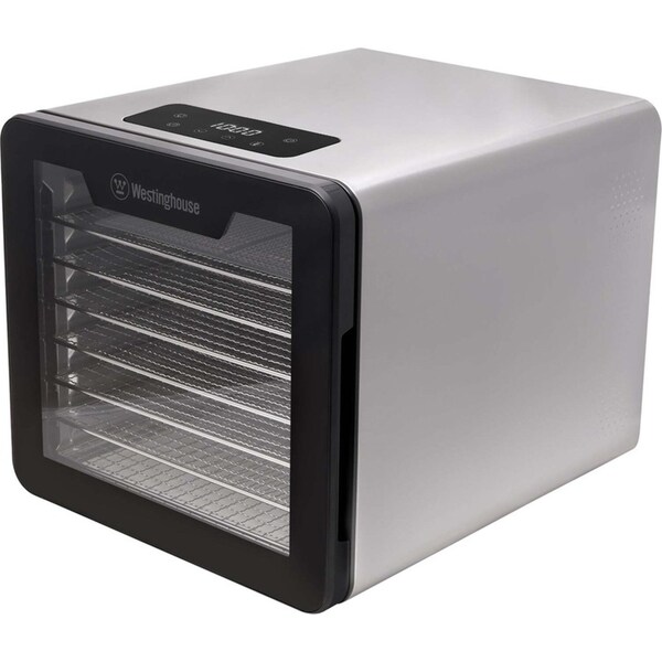 Westinghouse 600W Stainless Steel Fruit/Vegtable/Meat Dehydrator w/24 Hour Timer