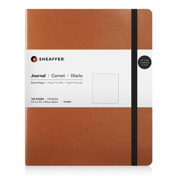 Sheaffer Dotted Journal/Notebook 100GSM Paper Writing Stationery Caramel BRN