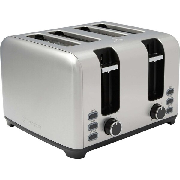 Westinghouse Electric Kitchen Benchtop Bread Toaster Stainless Steel 4 Slice