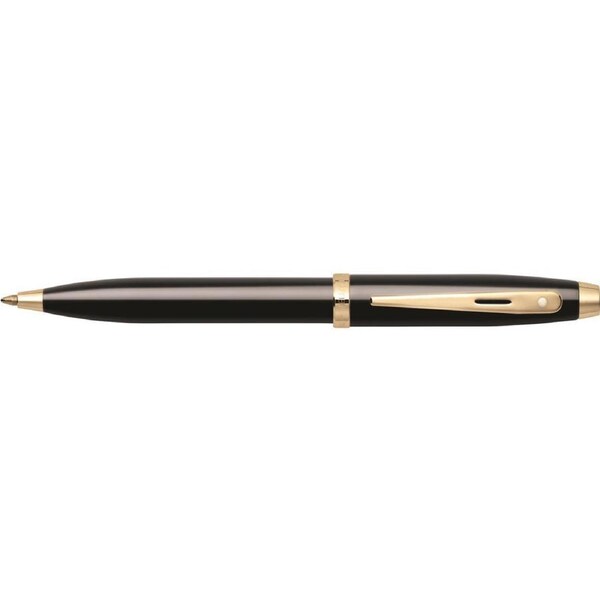 Sheaffer 100 Ball Point Pen Writing/Signing Office Stationery Gloss Black/GLD