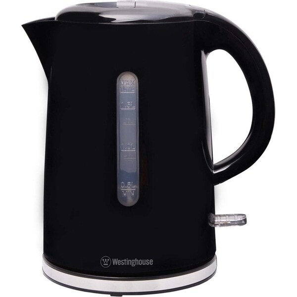 Westinghouse Boiling Water Electric Tea/Coffee Benchtop Kettle 1.7L Black