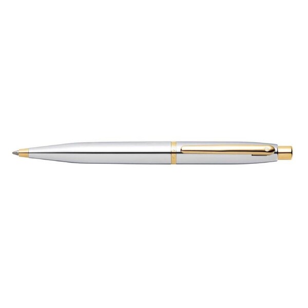 Sheaffer VFM Ball Point Pen/Ballpoint Office Writing/Signing Chrome/Gold Tone