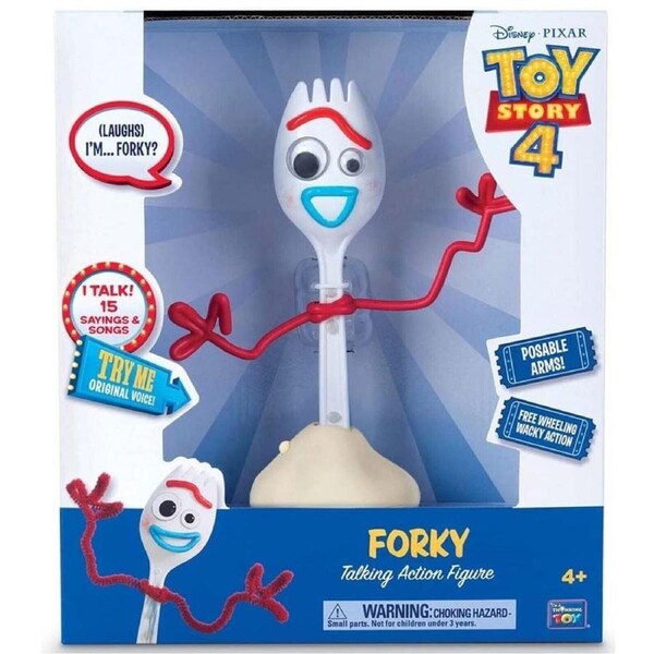 Disney Pixar Toy Story 4 Forky Talking Action Figure Ages 4+ New Toy 15 Saying