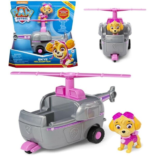 Paw Patrol - Skye Helicopter - Age 3+ Toy Car paw patrol figure from the movie