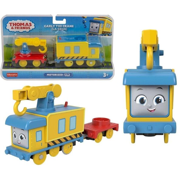 Thomas & Friends Motorised Trackmaster New Train Track Metal Engine Diecast Car Master - Carly Crane