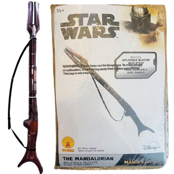 Star Wars The Mandalorian Inflatable Blaster Costume Accessory Patch Sheet Play