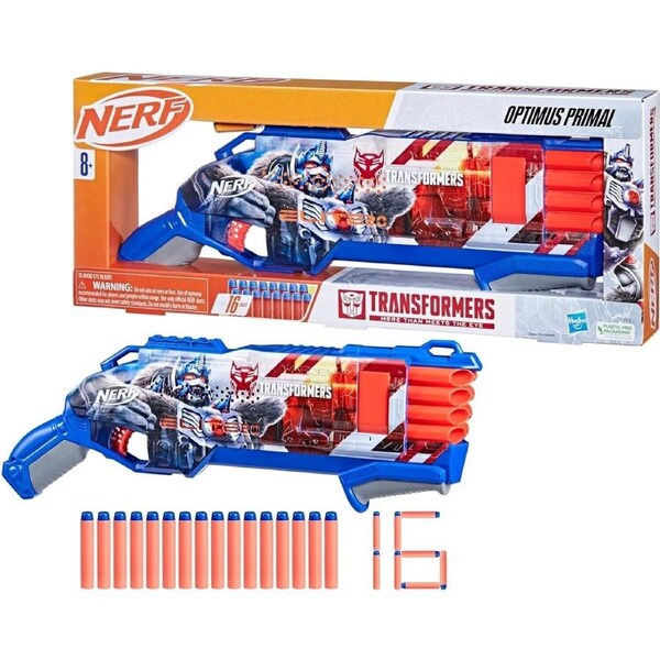 Nerf Transformers Optimus Prime Dart Blaster Nerf Elite Darts Toy Gun