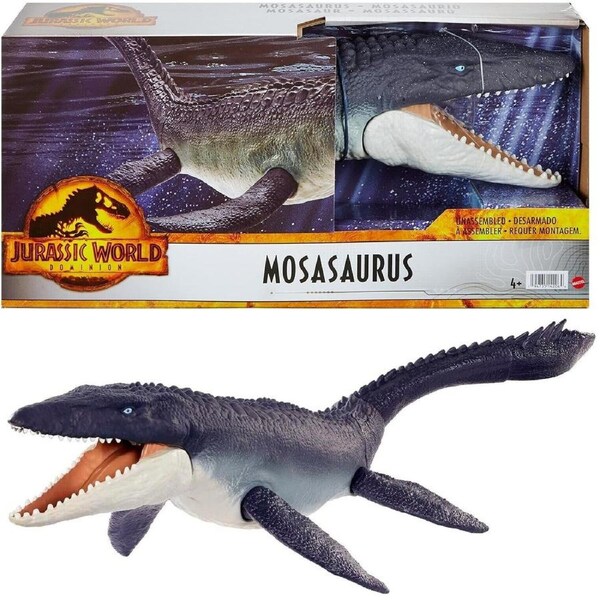 Jurassic World Dominion Mosasaurus Dinosaur Toy Action Figure Movie Dino Play