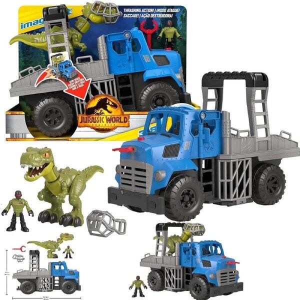 Imaginext Imaginext Jurassic World Dominion Break Out Dino Hauler T-Rex Dinosaur