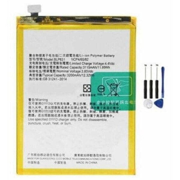 Full Capacity Replacement Battery For Oppo F1S / F1-S