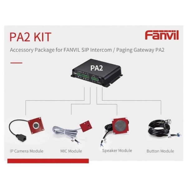 Fanvil PA2 Accessories Kit to suit IPF-PA2 Official Kit For Fanvil PA2 SIP