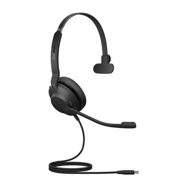 Jabra Evolve2 30 SE Wired USB-C MS Mono Headset, Lightweight & Durable, Noise