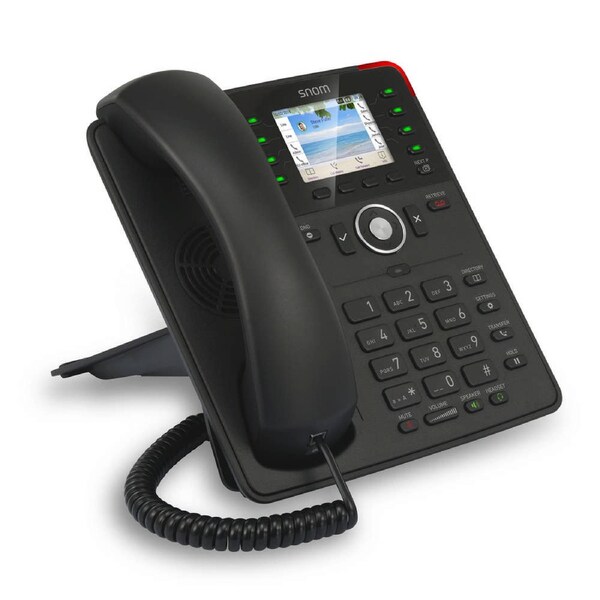 SNOM D735 SIP Desk Telephone l 2.7 Inch TFT Display 32 Self-Labeling Function