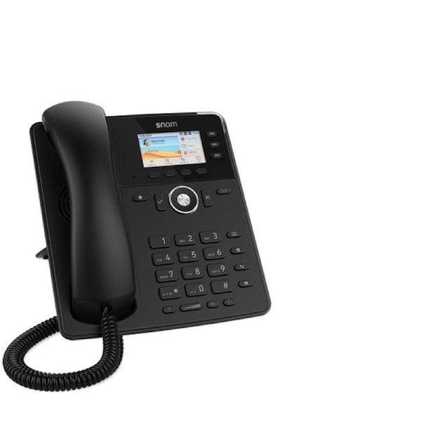 SNOM D717 4 Line Professional IP Phone, Gbit port & 1 USB port, 4 Context-sensitive Function Keys, Wideband Audio