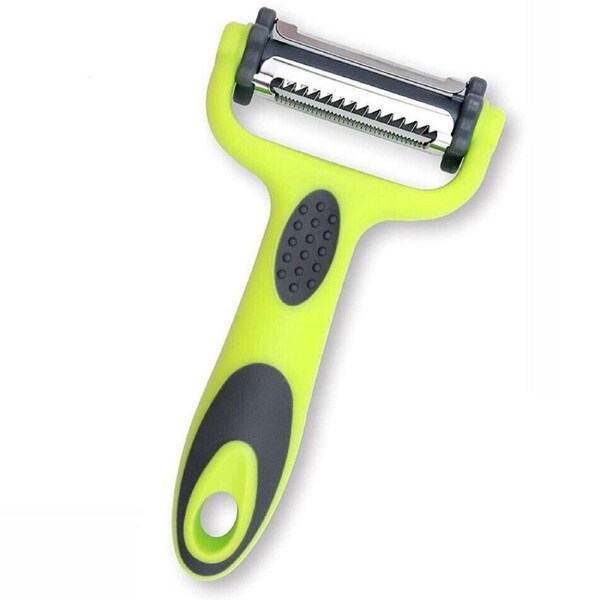 3 in 1 Julienne Potato Salad Serrated Slicer Cutter Multifunction Vegetable Peeler