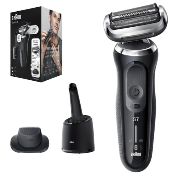 Braun Series 7 Wet/Dry Electric Shaver with Precision Trimmer and Charge Station