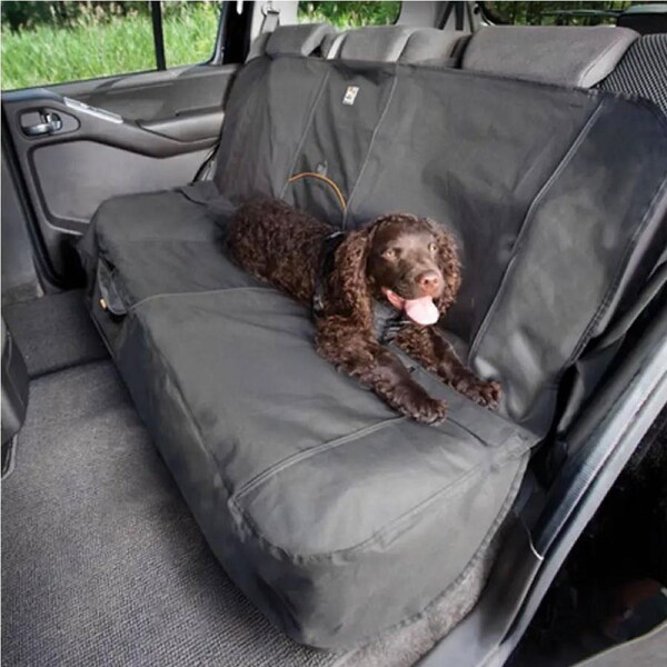 Kurgo Rover Dog Car Bench Seat Cover in Charcoal
