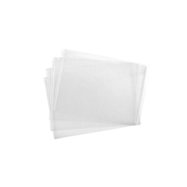 Marbig Compact Document Wallet 4pk A4 (Clear)