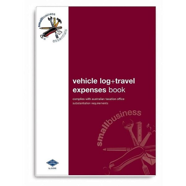 Zions Vehicle Log & Travel Expenses Book (A5)