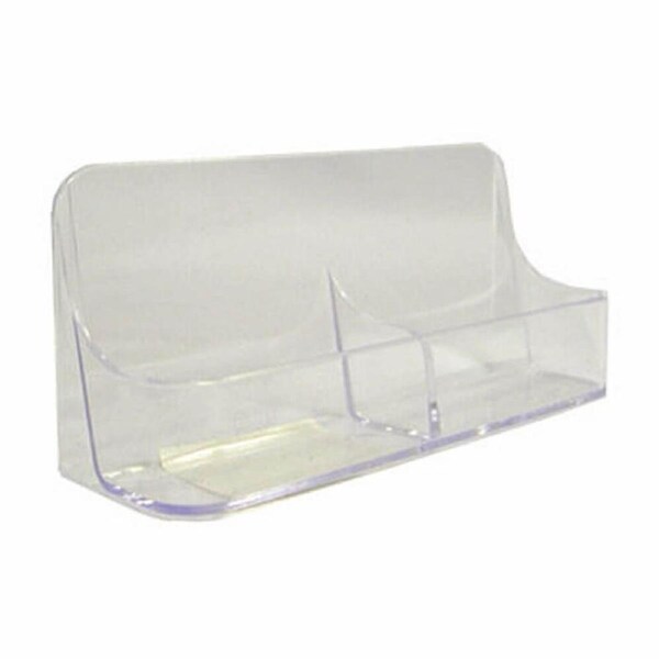 Deflecto Vertical Business Card Holder (2 Pockets)