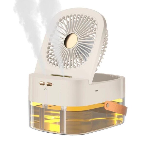 3 In 1 Portable Fan Air Conditioner Humidifier Cooling USB Fan Air Cooler