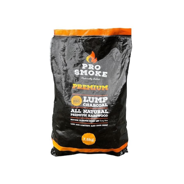 Pro Smoke Premium Hardwood Lump Charcoal 7.5kg