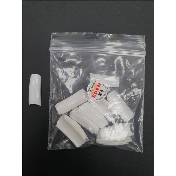 Lamour - Eden French Nail Fake False Tips Extension Refill Size 6 (50pcs)