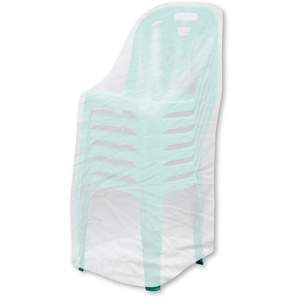 Garden Greens 4PK Outdoor Stacked Chair Covers Waterproof 60cm x 110cm