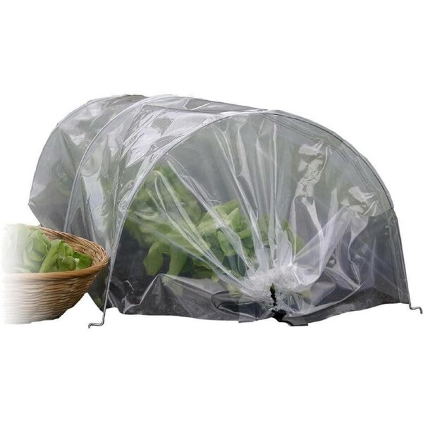 Garden Greens Seedling Tunnel Plastic Adjustable Foldable Reusable 1.5m