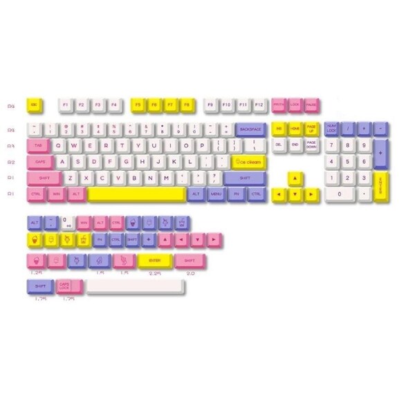 Royal Kludge KEY CAP REPLACEMENT set XDA PBT - RK-XDA-2