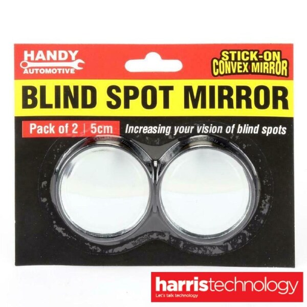 Handy Automotive 2x Car Rearview Blind Spot Side Rear View Mirror Convex Wide Angle Adjustable