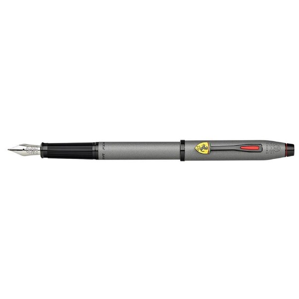 Cross Ferrari Century II Fountain Pen Signing/Writing Stationery Medium Nib Grey
