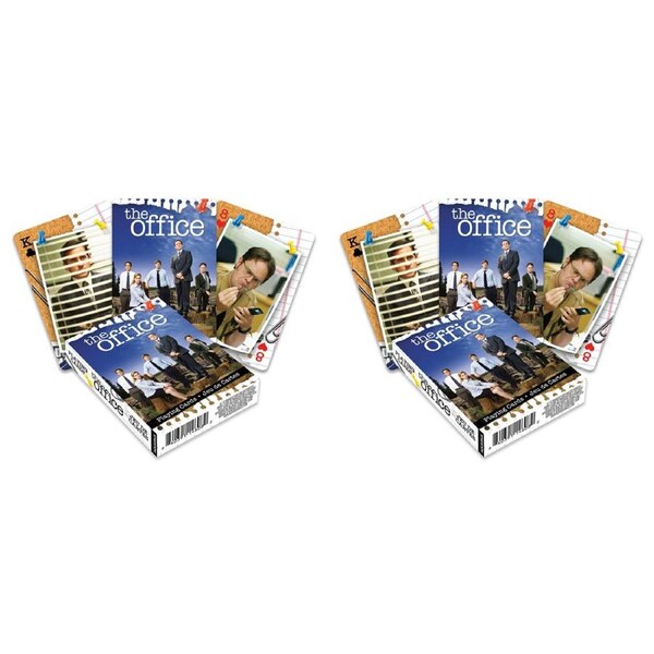108pc Aquarius The Office Cast Playing Cards Family Party Game Poker Deck 14y+