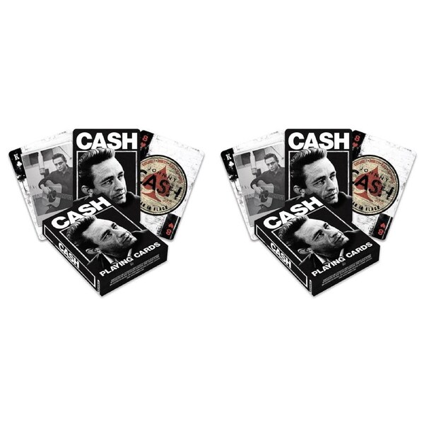 108pc Aquarius Johnny Cash Playing Cards Family Party Game Fun Poker Deck 6y+