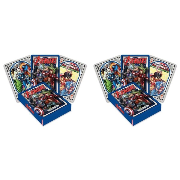 108pc Aquarius Avengers Nouveau Playing Cards Family Game Play Poker Deck 6y+