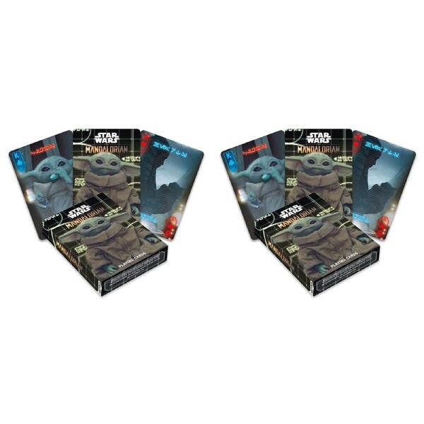 108pc Aquarius Star Wars The Mandolorian Grogu Playing Cards Poker Deck Set 14y+